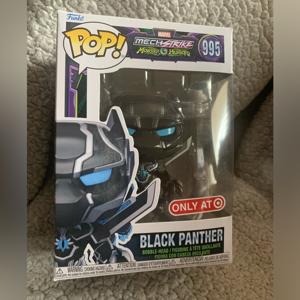 Funko Pop! Marvel: Mech Strike Monster Hunters - Black Panther #995